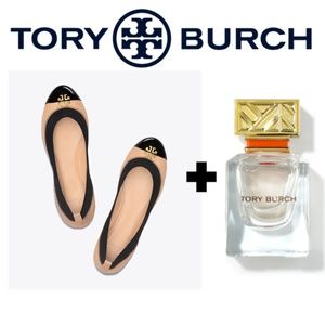 Tory Burch Flats + Signature Fragrance Bundle
